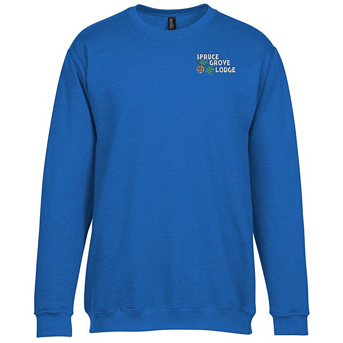 Custom M&O Knits Cotton Blend Sweatshirt - Embroidered