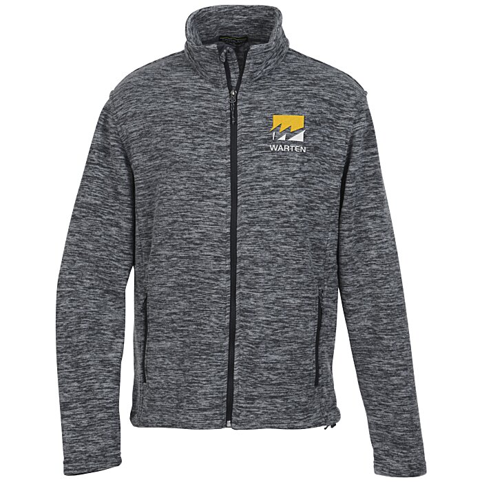 Custom Crossland Heather Fleece Jacket - Men's