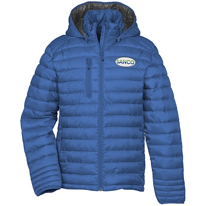 Custom Hudson Quilted Hooded Jacket - Men's