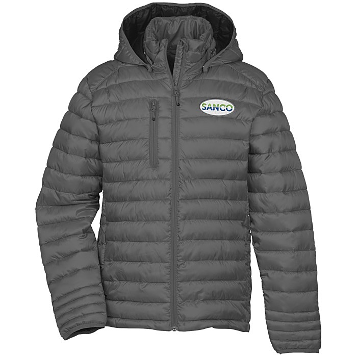 Custom Hudson Quilted Hooded Jacket - Men's