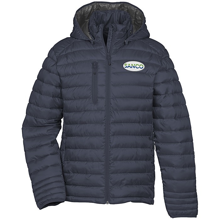 Custom Hudson Quilted Hooded Jacket - Men's