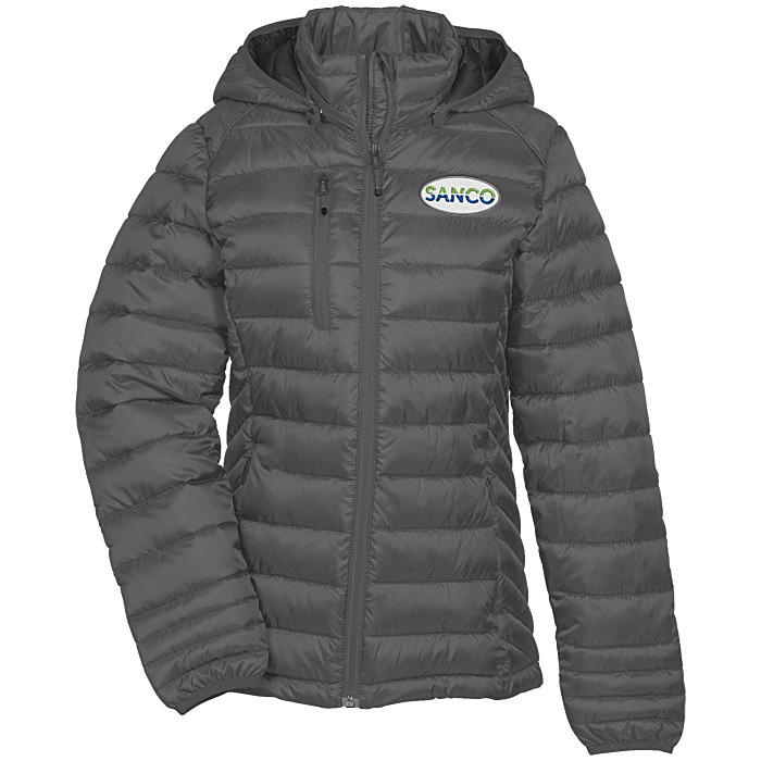 Custom Hudson Quilted Hooded Jacket - Ladies'