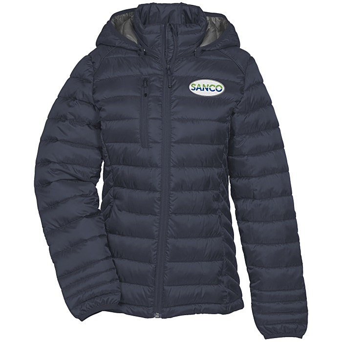 Custom Hudson Quilted Hooded Jacket - Ladies'
