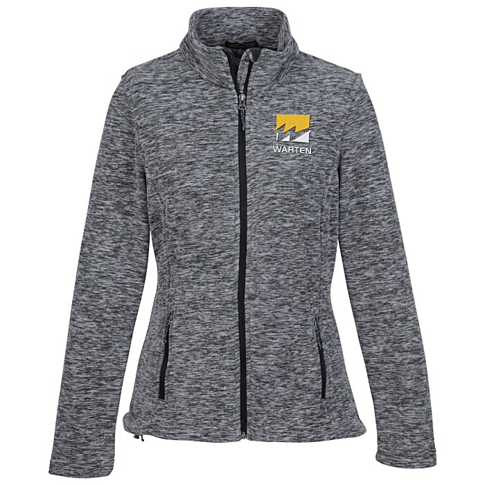 Custom Crossland Heather Fleece Jacket - Ladies' - 24 hr