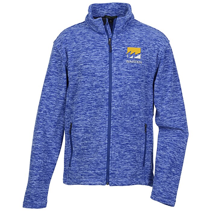Custom Crossland Heather Fleece Jacket - Men's - 24 hr