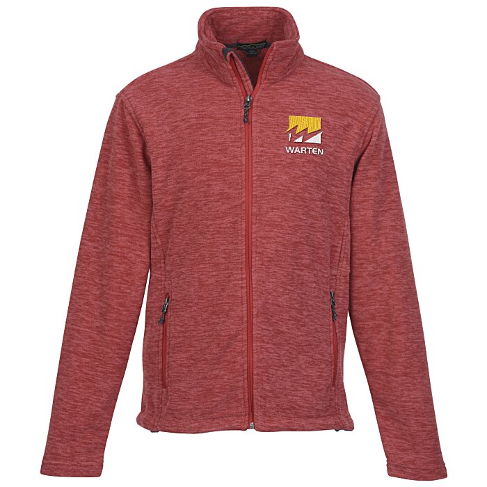 Custom Crossland Heather Fleece Jacket - Men's - 24 hr