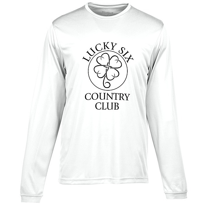 Custom Spin Dye Jersey LS Tee - Men's - Screen