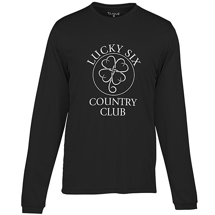 Custom Spin Dye Jersey LS Tee - Men's - Screen