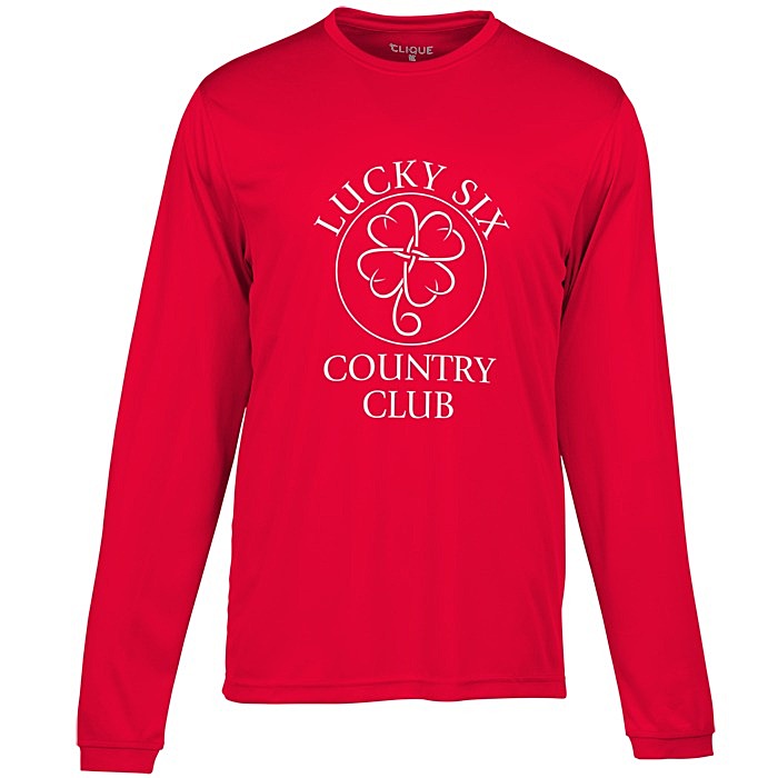 Custom Spin Dye Jersey LS Tee - Men's - Screen