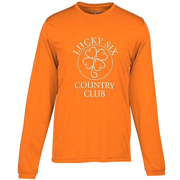 Custom Spin Dye Jersey LS Tee - Men's - Screen