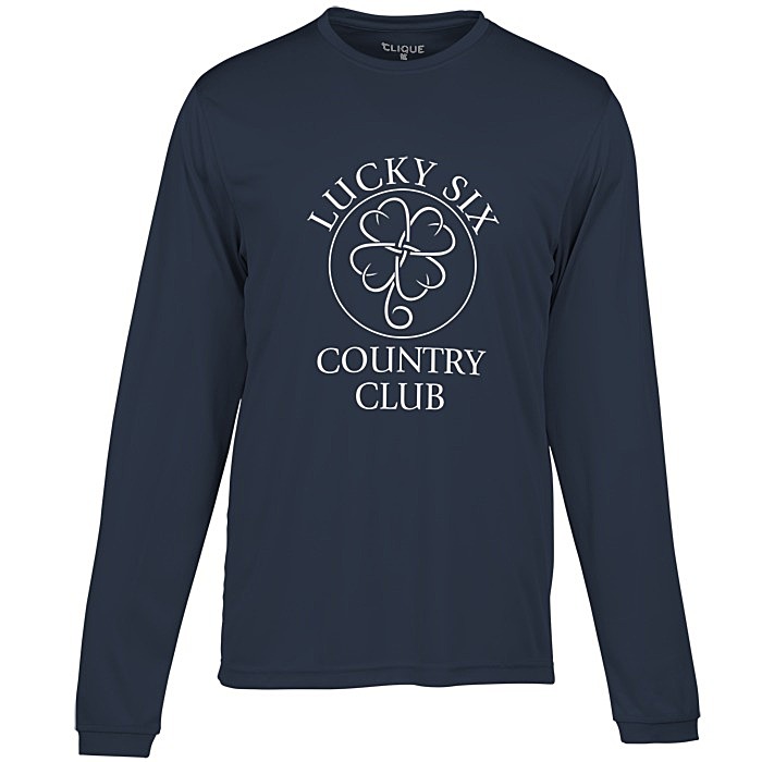 Custom Spin Dye Jersey LS Tee - Men's - Screen