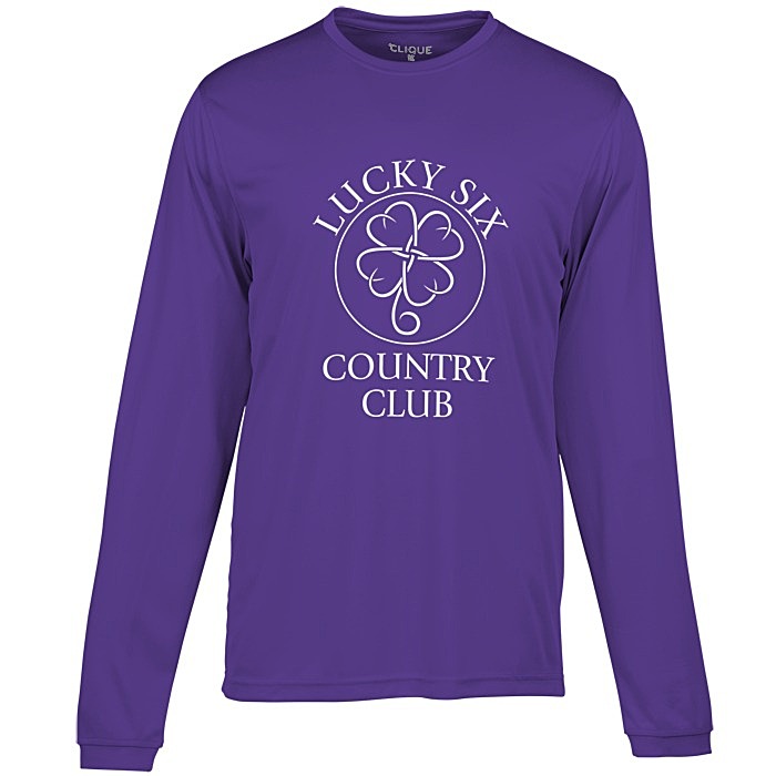 Custom Spin Dye Jersey LS Tee - Men's - Screen