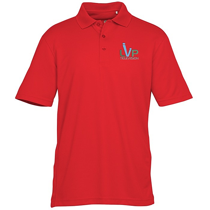 Custom Ice Performance Pique Polo - Men's