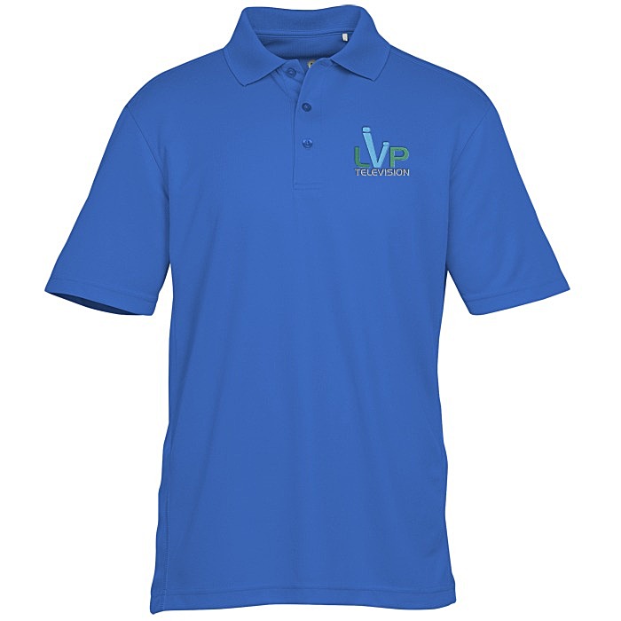 Custom Ice Performance Pique Polo - Men's