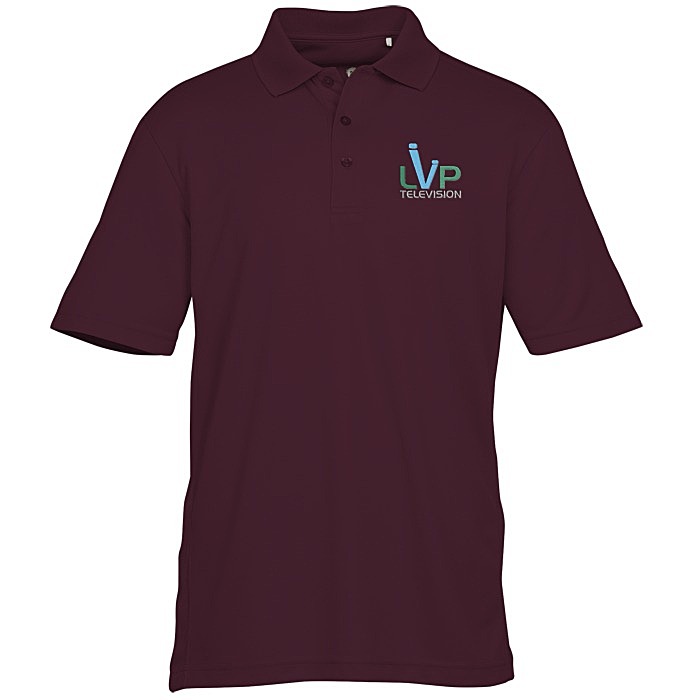 Custom Ice Performance Pique Polo - Men's
