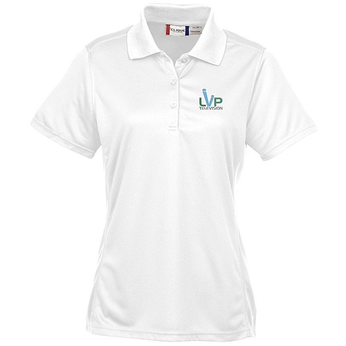 Custom Ice Performance Pique Polo - Ladies'