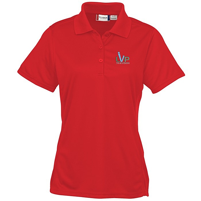 Custom Ice Performance Pique Polo - Ladies'