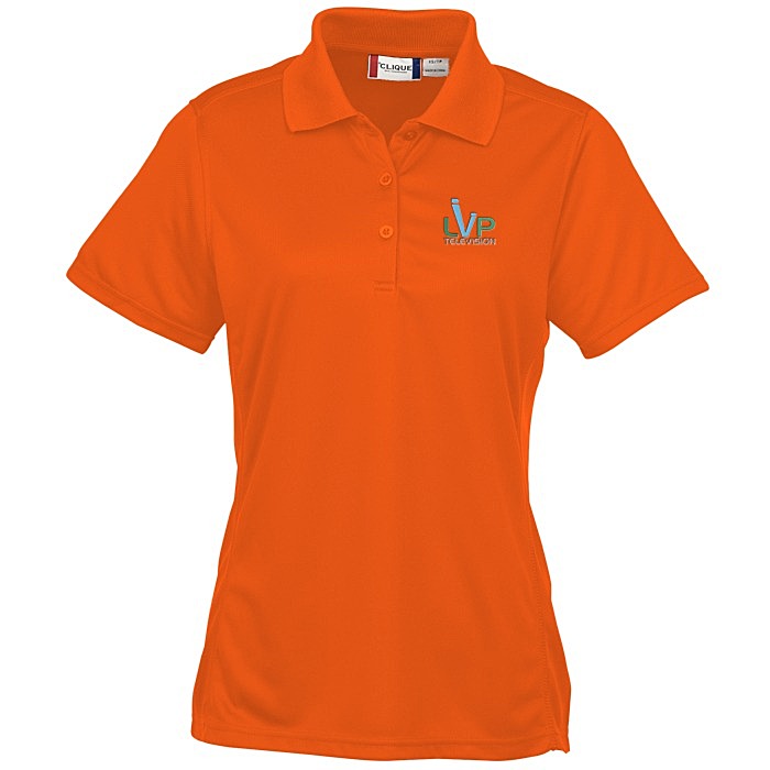Custom Ice Performance Pique Polo - Ladies'