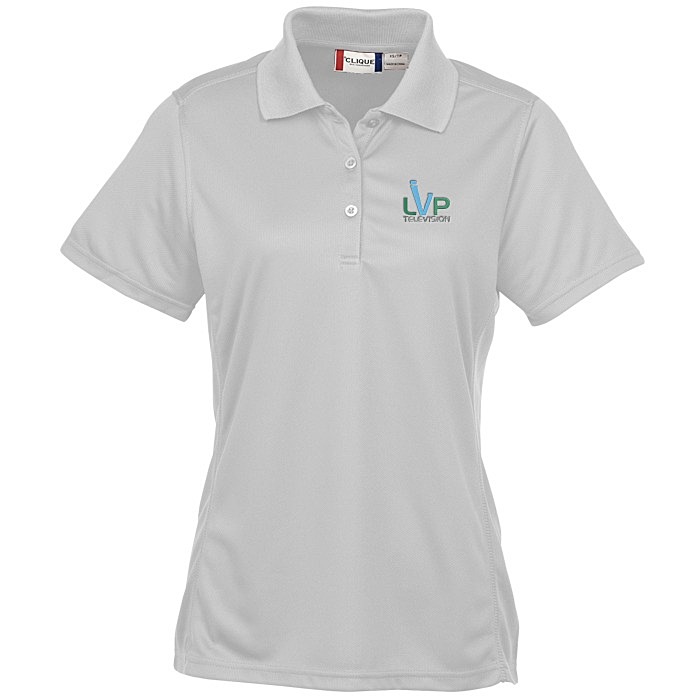 Custom Ice Performance Pique Polo - Ladies'