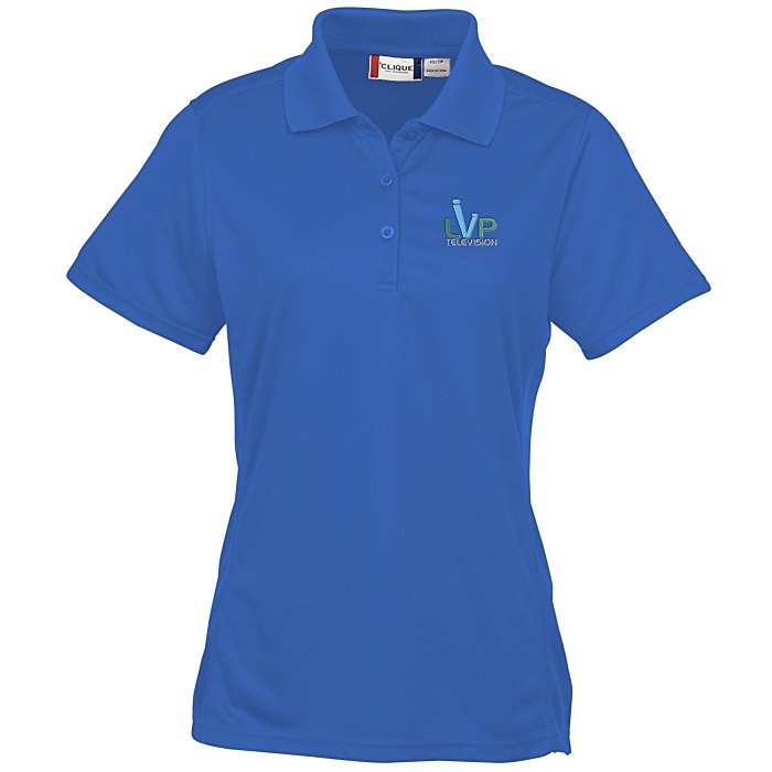 Custom Ice Performance Pique Polo - Ladies'
