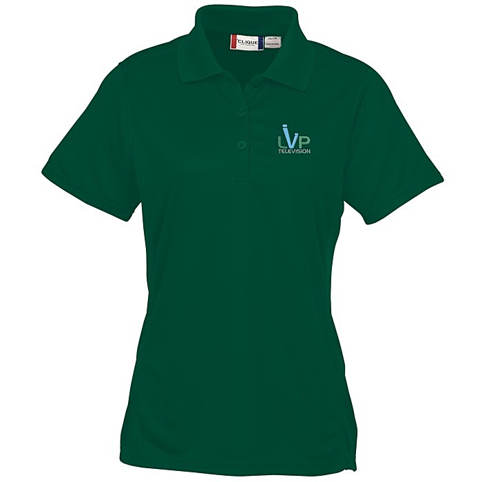 Custom Ice Performance Pique Polo - Ladies'