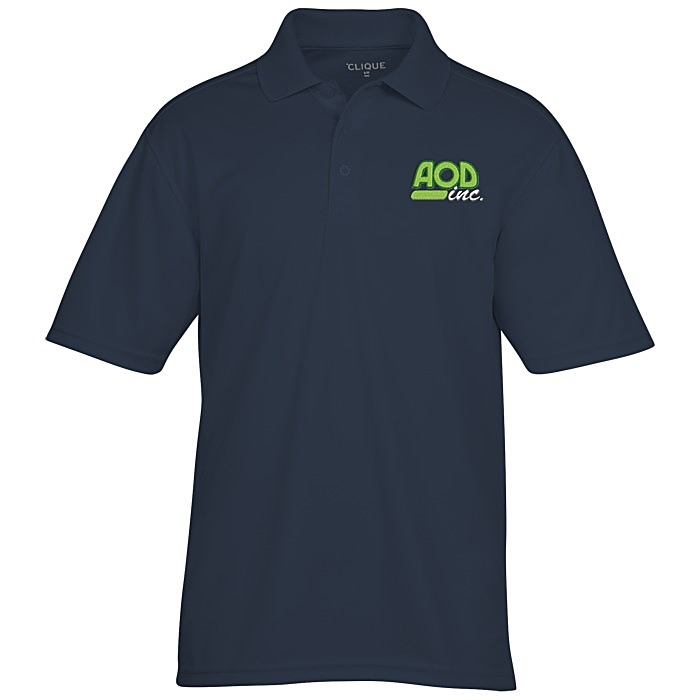 Custom Spin Dye Pique Polo - Men's