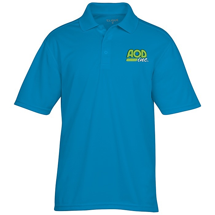 Custom Spin Dye Pique Polo - Men's