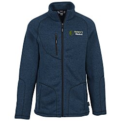 Custom Sweater Knit Fleece Jacket - Men's