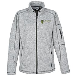 Custom Sweater Knit Fleece Jacket - Ladies'