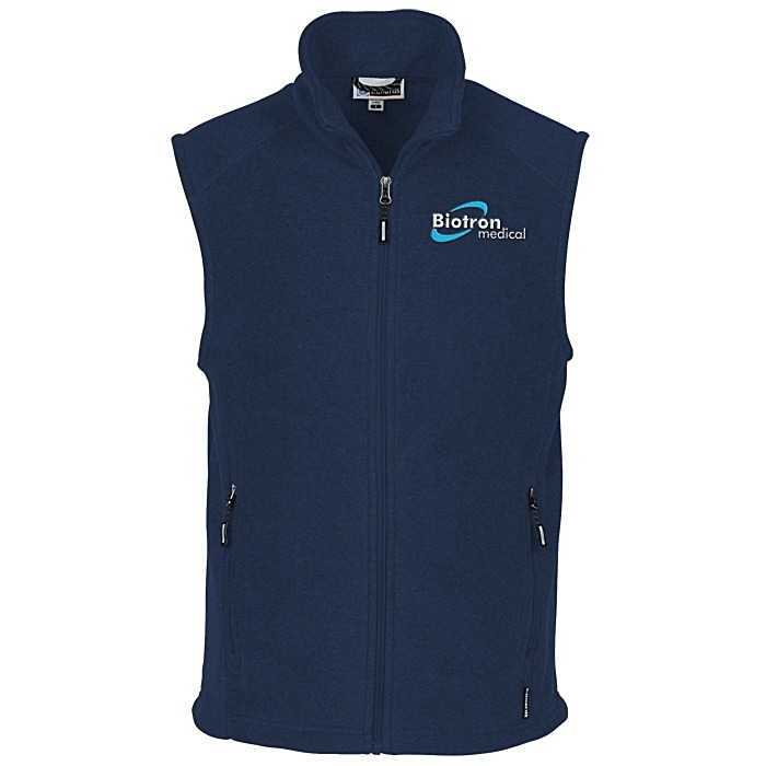 Custom Midweight Microfleece Vest - Men's