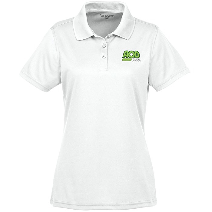 Custom Spin Dye Pique Polo - Ladies'