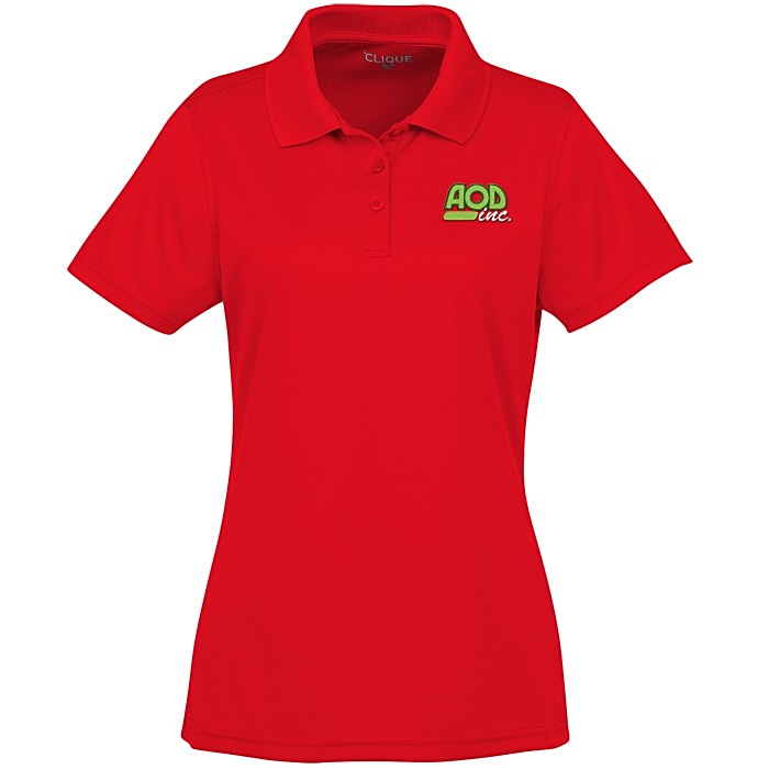 Custom Spin Dye Pique Polo - Ladies'