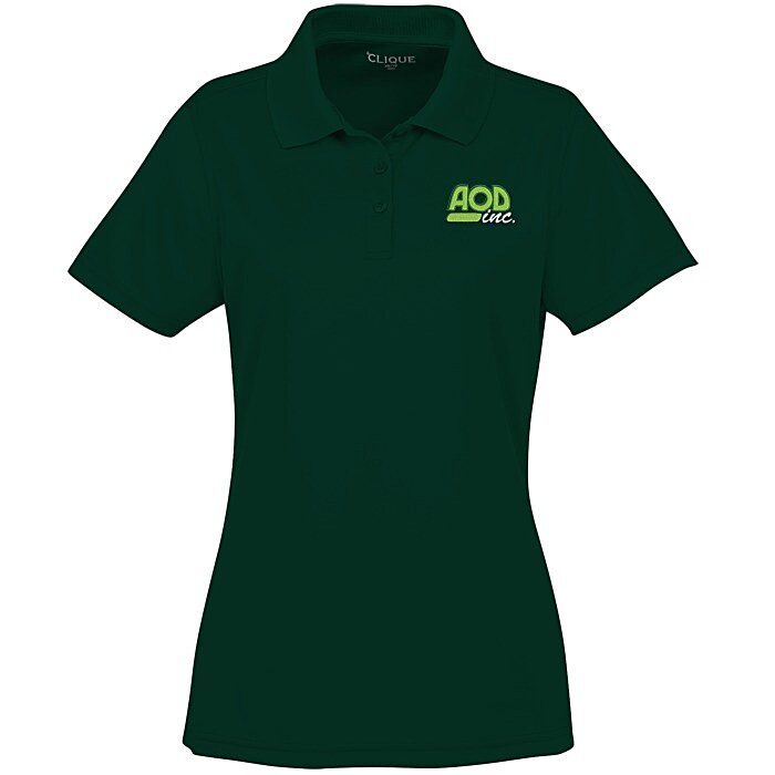 Custom Spin Dye Pique Polo - Ladies'