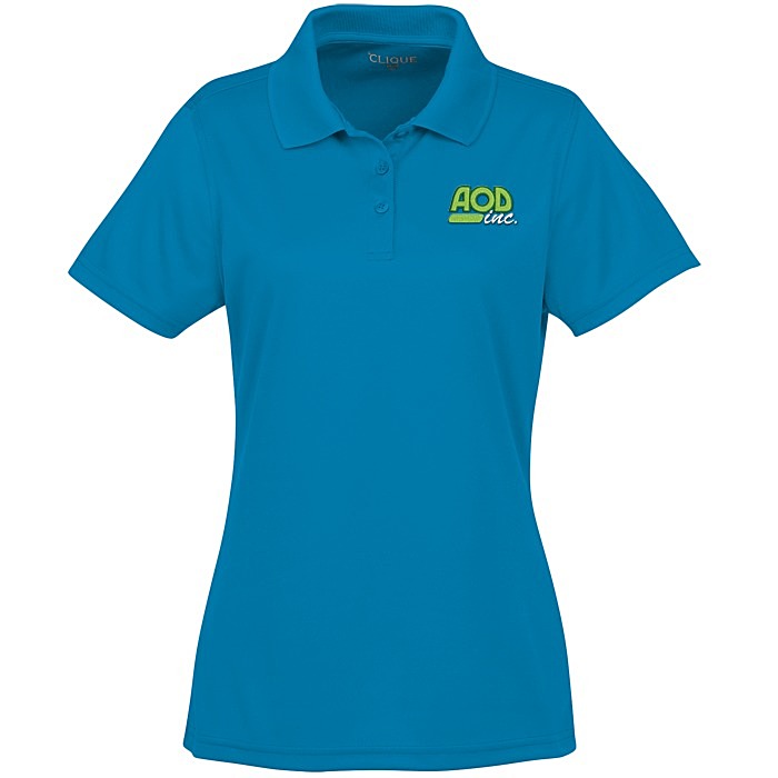 Custom Spin Dye Pique Polo - Ladies'