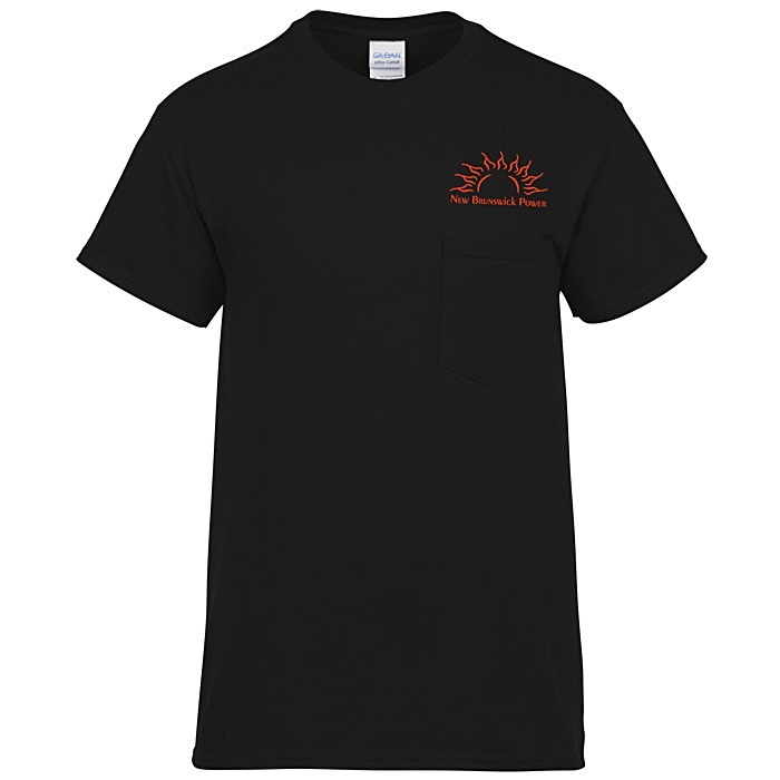 Custom Gildan Ultra Cotton Pocket T-Shirt - Men's - Screen