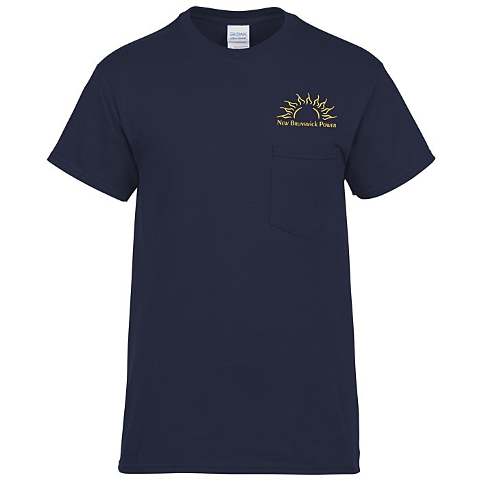 Custom Gildan Ultra Cotton Pocket T-Shirt - Men's - Screen