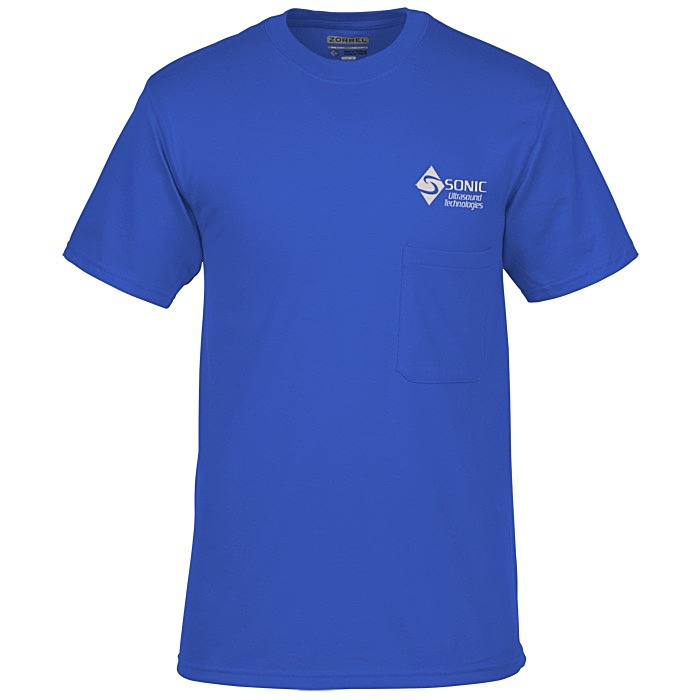 Custom Dri-Balance Blend Pocket T-Shirt
