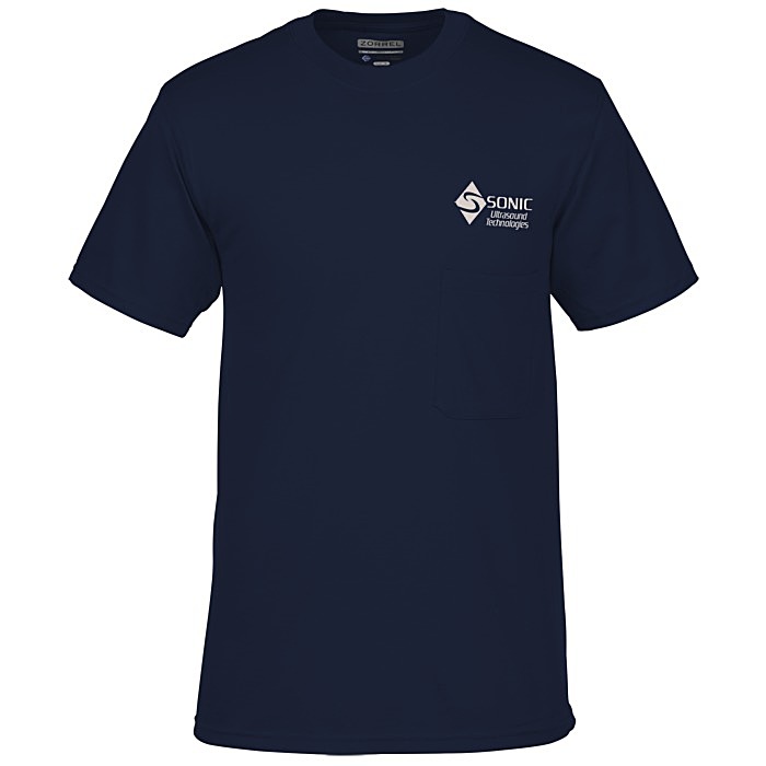 Custom Dri-Balance Blend Pocket T-Shirt