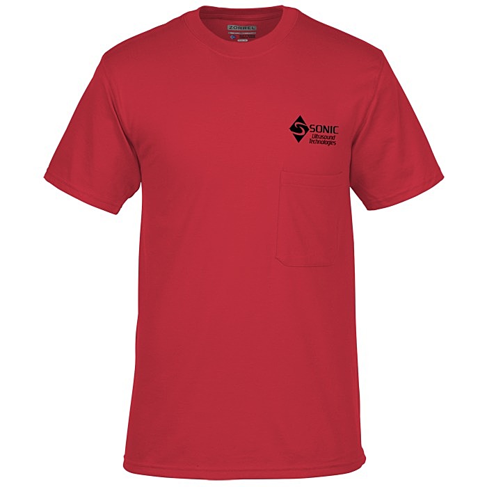 Custom Dri-Balance Blend Pocket T-Shirt