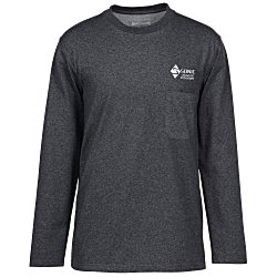 Custom Dri-Balance Blend Pocket Long Sleeve T-Shirt - Men's