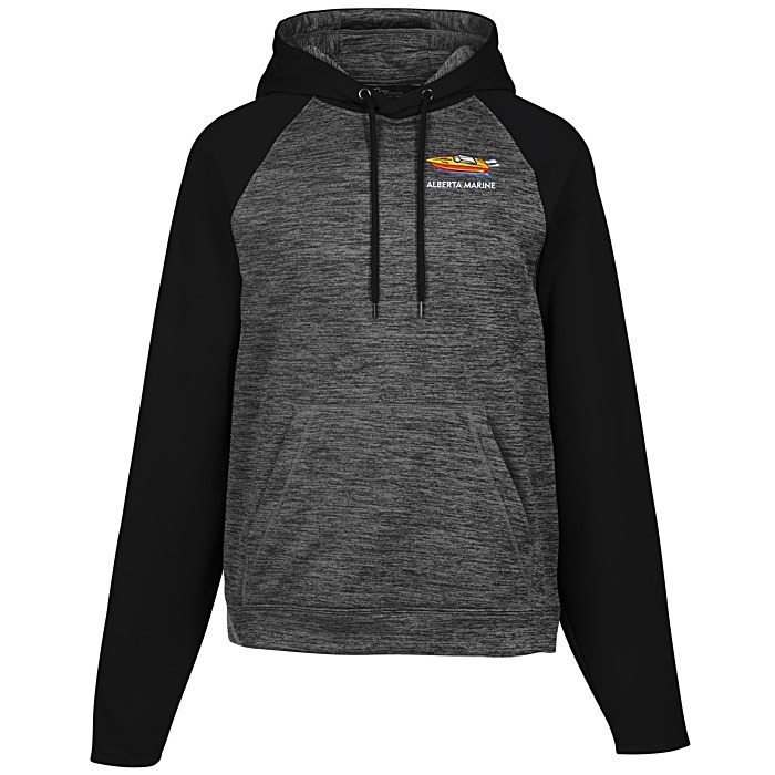 Custom Dynamic Heather Two-Tone Hoodie