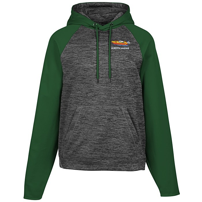 Custom Dynamic Heather Two-Tone Hoodie