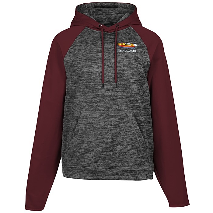 Custom Dynamic Heather Two-Tone Hoodie