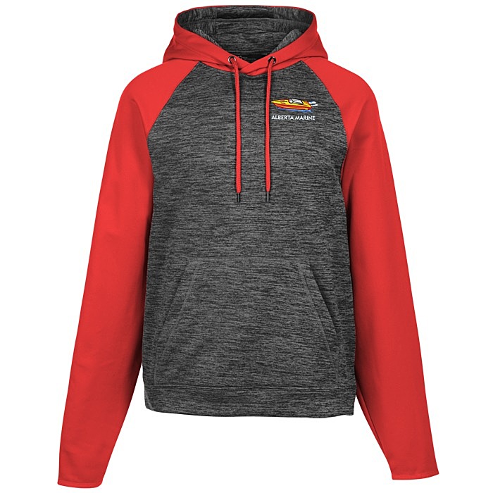 Custom Dynamic Heather Two-Tone Hoodie