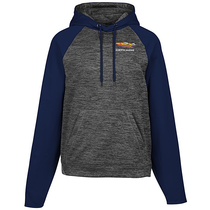 Custom Dynamic Heather Two-Tone Hoodie
