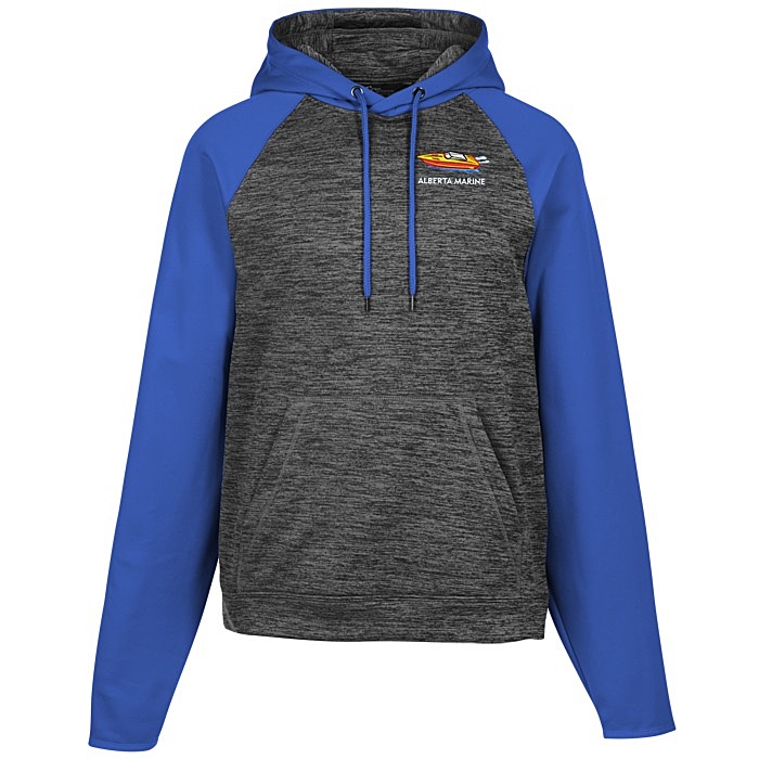 Custom Dynamic Heather Two-Tone Hoodie