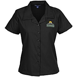 Custom Stain Resist Poplin Camp Shirt - Ladies'