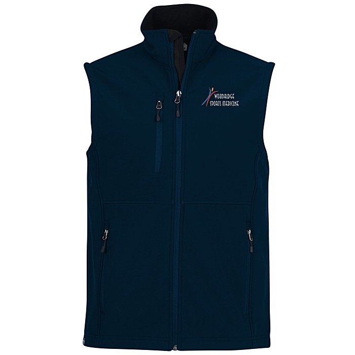 Custom Storm Creek Microfleece Lined Soft Shell Vest - Men's