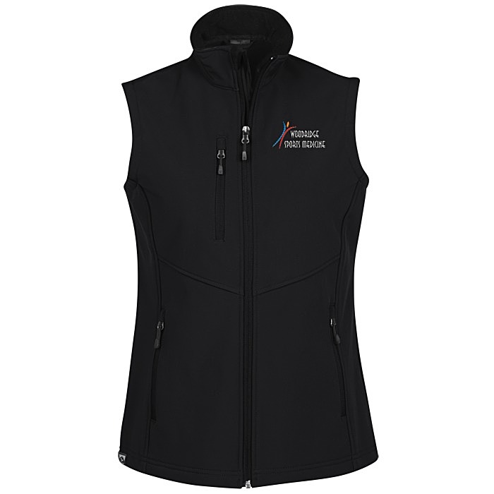 Custom Storm Creek Microfleece Lined Soft Shell Vest - Ladies'