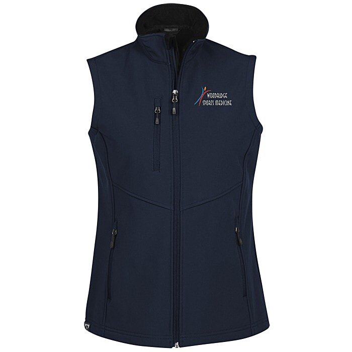 Custom Storm Creek Microfleece Lined Soft Shell Vest - Ladies'